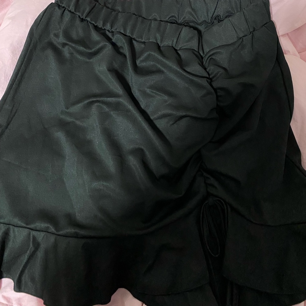 Plus Drawstring Ruffle Hem Skirt - Picture 2 of 3